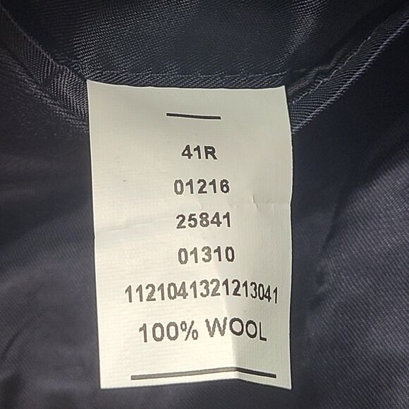 Jos A Bank Blazer Mens 41R Signature Collection Wool Gold Buttons Classic Suit - Picture 7 of 11